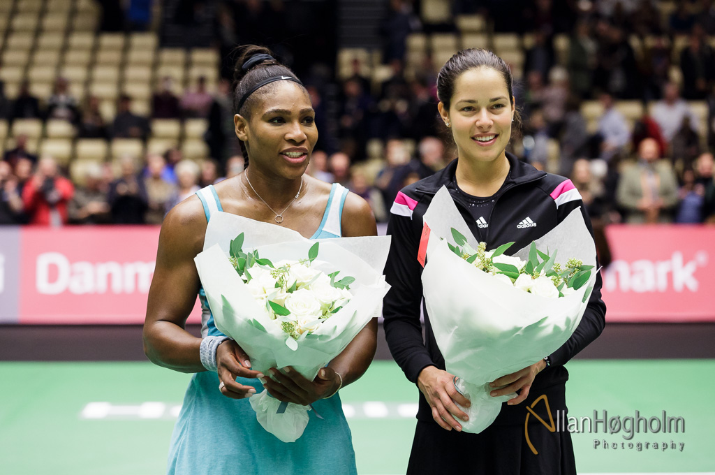 Champions Battle med Serena Williams og Ana Ivanovic i Jyske Bank Boxen